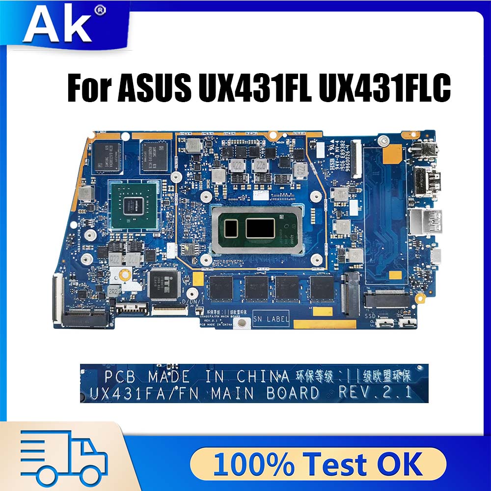 Ddr4 8Gb - UX431FA UX431FN Motherboard For ZenBook-14 UX431FAC