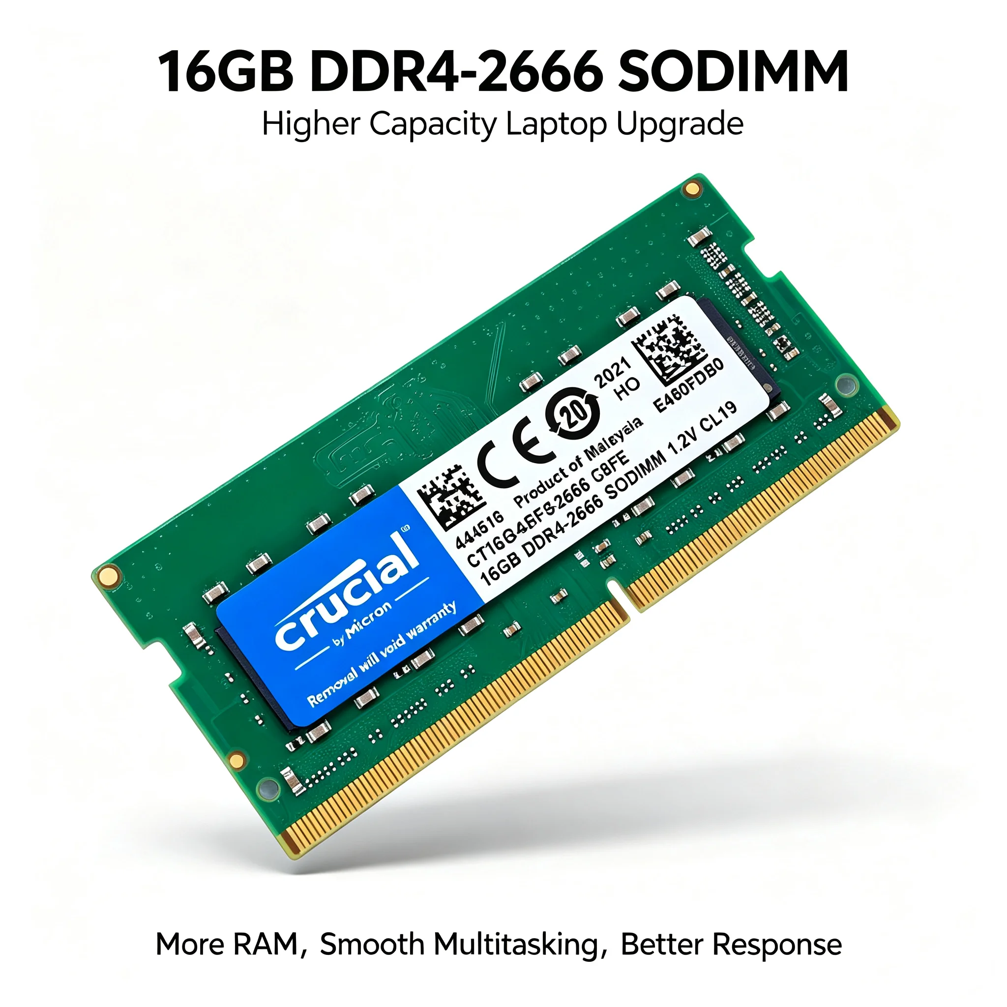 Crucial  1PCS/2PCS DDR4 Laptop - Sodimm Ddr4 ulasan dan harga