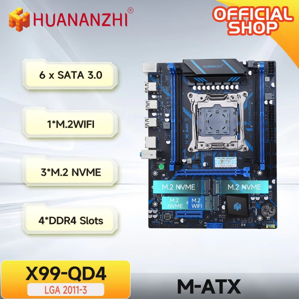 HUANANZHI X99 QD4 LGA 2011-3 X - Server Memory Ddr4 ulasan dan harga