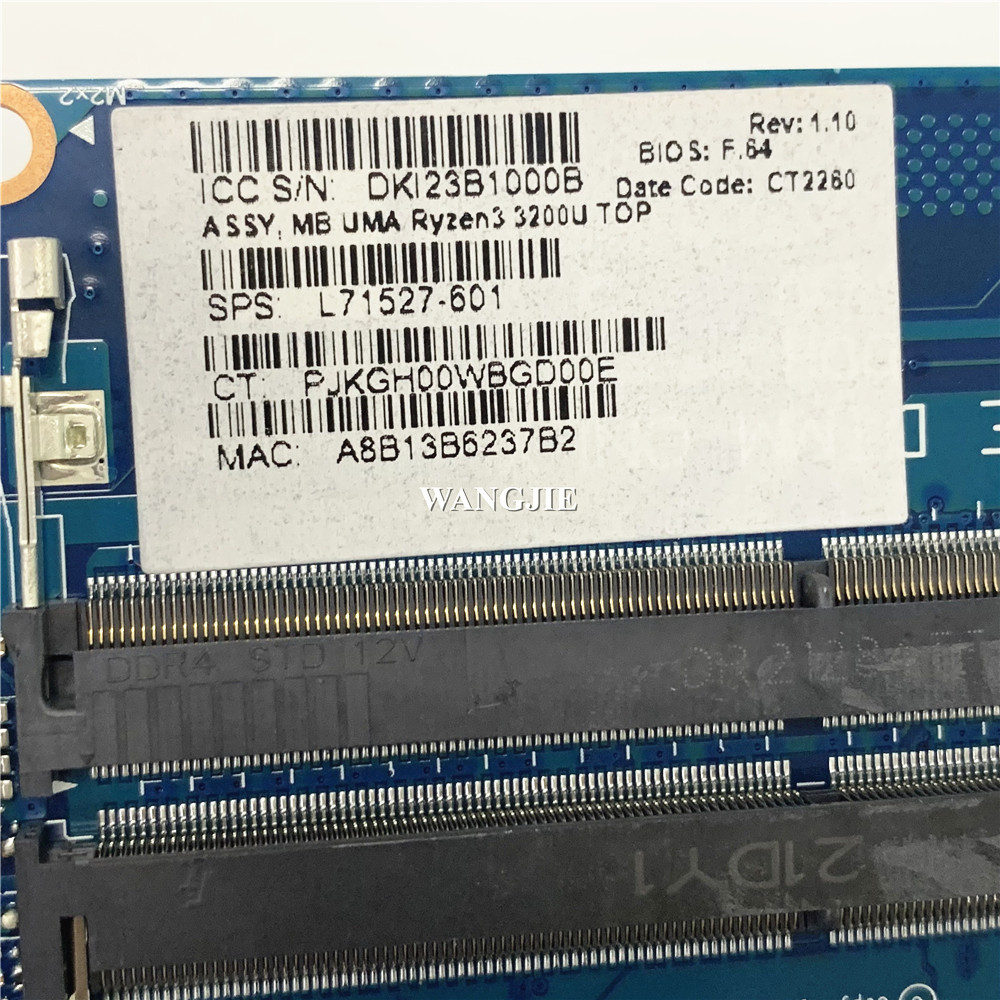 For HP 14-DK Laptop Motherboar - Ddr4 3200 16Gb ulasan dan harga